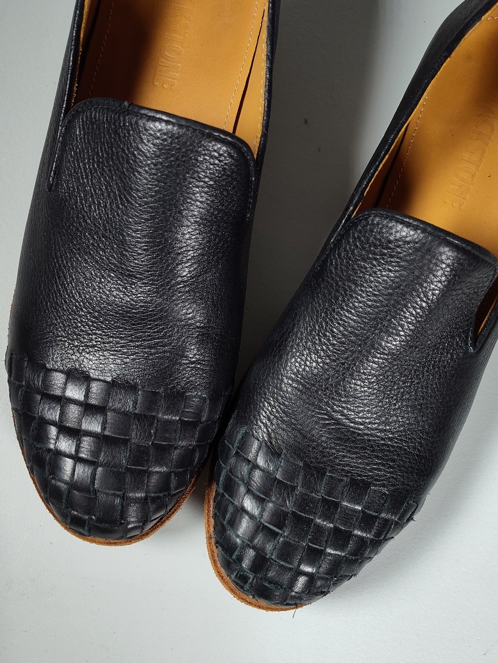 Blackstone HL58 Black Calfskin Leather Loafers 38‎ - Picture 4 of 11
